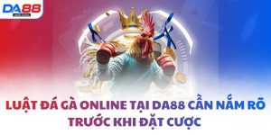 Luật đá gà online tại DA88 cần nắm rõ trước khi đặt cược
